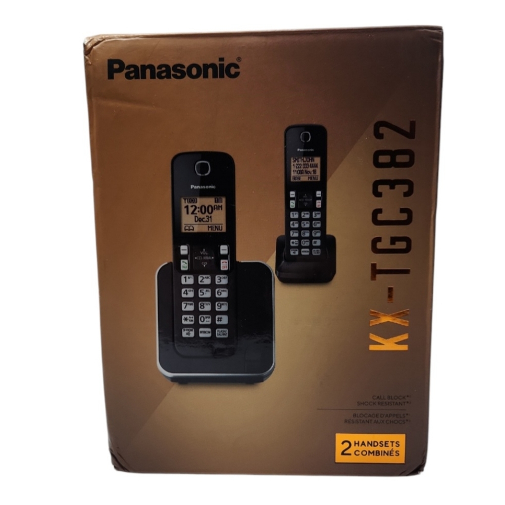 Panasonic Dect 6.0 Expandable Cordless Phone With Call Blocking
